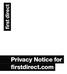 Privacy Notice for firstdirect.com