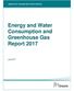 MINISTRY OF CHILDREN AND YOUTH SERVICES. Energy and Water Consumption and Greenhouse Gas Report 2017