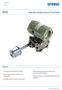 914S. Capacitive Sanitary Pressure Transmitter. Features. 1   Datasheet 914S Capacitive Sanitary Pressure Transmitter