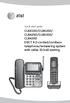 Quick start guide. CL84100/CL84200/ CL84250/CL84300/ CL84350 DECT 6.0 corded/cordless telephone/answering system with caller ID/call waiting