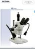 SZN Series. Laboratory stereozoom microscopes. Page 165