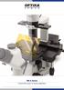 OPTIKA. IM-3 Series. Inverted Microscopes For Routine Applications