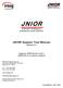 JNIOR. A Network I/O Resource Utilizing the JAVA Platform. JNIOR Support Tool Manual. Release 6.0