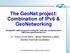The GeoNet project: Combination of IPv6 & GeoNetworking