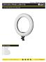 ORYON RING LIGHTS. 14 in. Ring Light and 18 in. Ring Light. Quick Start Guide. What s Included