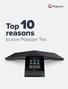 Top 10 reasons. to love Polycom Trio