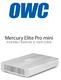 Mercury Elite Pro mini ASSEMBLY MANUAL & USER GUIDE