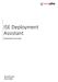 ISE Deployment Assistant. Administration & User Guide