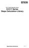 S1C17 Family Application Library S1C17 Series Steps Calculation Library