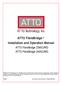 ATTO FibreBridge TM Installation and Operation Manual