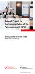 Support Project for the Implementation of the Paris Agreement (SPA)