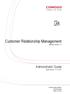 Customer Relationship Management Software Version 1.0