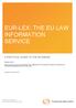 EUR-LEX: THE EU LAW INFORMATION SERVICE