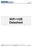 WiFi-110E WiFi-110E Datasheet