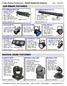 Castle Studios Productions - Rental Equipment Inventory Page 1 - Spring 2013 LED WASH FIXTURES