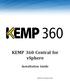 KEMP 360 Central for vsphere. Installation Guide