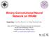 Binary Convolutional Neural Network on RRAM