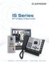 IS Series. IP Video Intercom. Building Communication. Controlling Security.