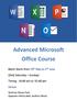 Advanced Microsoft Office Course