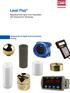 Level Plus. Magnetostrictive Liquid Level Transmitters with Temposonics Technology. Accessories for liquid level transmitters Catalog
