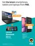 Get the latest smartphones, tablets and laptops from FNB.