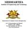 SIDDHARTHA Institute of Engineering and Technology