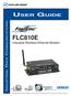 FLC810E USER GUIDE. Industrial Wireless Ethernet Modem INDUSTRIAL DATA COMMUNICATIONS