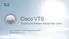 Cisco VTS. Enabling the Software Defined Data Center. Jim Triestman CSE Datacenter USSP Cisco Virtual Topology System