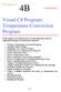 Visual C# Program: Temperature Conversion Program