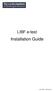 LIBF e-test. Installation Guide. July 2016 Version 2.3