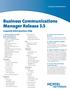Business Communications Manager Release 3.5