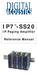 IP7 -SS20. IP Paging Amplifier. Reference Manual