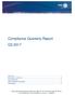 Compliance Quarterly Report Q3 2017