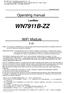 Operating manual. LawMate WN7911B-ZZ. WiFi Module V 01