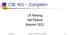 CSE 401 Compilers. LR Parsing Hal Perkins Autumn /10/ Hal Perkins & UW CSE D-1