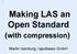 Making LAS an Open Standard (with compression)