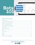 Bots. Table of Contents