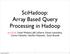 SciHadoop: Array Based Query Processing in Hadoop