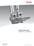 Double stop valves Type DSV 1 and DSV 2 REFRIGERATION AND AIR CONDITIONING. Technical leaflet