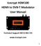 Icecrypt HDM100 HDMI to DVB-T Modulator User Manual