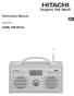 Instruction Manual KH337E. DAB+ FM Radio