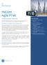 MiCOM Agile P746. Grid Solutions. Key Benefits. Numerical Busbar Protection. A Combination of Speed, Security and Selectivity. About MiCOM P40 Agile