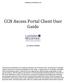 CCH Axcess Portal Client User Guide