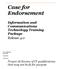 Case for Endorsement. Information and Communications Technology Training Package Release 4.0
