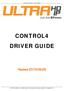 CONTROL4 DRIVER GUIDE