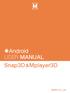 Android USER MANUAL Snap3D & Mplayer3D. MOPIC Co., Ltd.