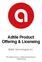 Adtile Product Offering & Licensing