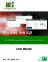 iris-2400 Web GUI iris-2400 Web GUI IEI iman Web-based Graphics User Interface (GUI) User Manual Page i Rev May 8, 2014