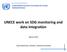 UNECE work on SDG monitoring and data integration