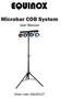 Microbar COB System. User Manual. Order code: EQLED137